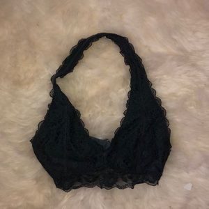 ♡ navy hollister bralette